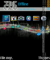 Capture d'écran Music 5331 thème