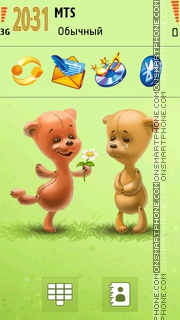 Cute Bears 02 theme screenshot