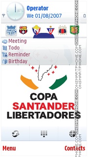 Copa libertadores tema screenshot