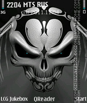 The Skull tema screenshot
