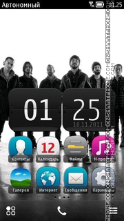 Capture d'écran Linkin Park 5809 thème