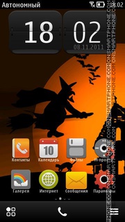 Halloween S3 01 theme screenshot