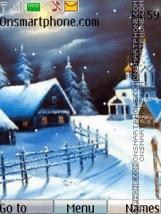 Capture d'écran Winter Night thème