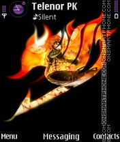 Скриншот темы Fairy Tail