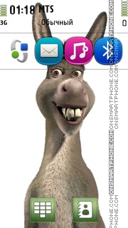 Donkey Shrek tema screenshot
