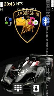 Скриншот темы Lamborghini 14