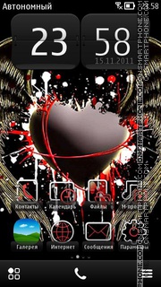 Heart 4 My Love theme screenshot