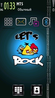 Lets Rock es el tema de pantalla