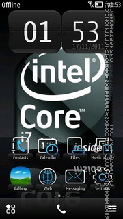 Intel core i7 theme screenshot