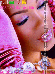 Pink Glamour tema screenshot