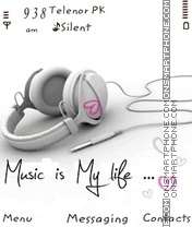 Life is Music tema screenshot