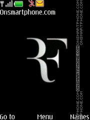 Roger Federer RF theme screenshot