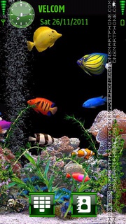 Aquarium theme screenshot