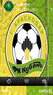Capture d'écran FC Kuban Krasnodar Old thème