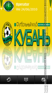 Capture d'écran Kuban thème