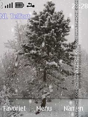 Snow Tree tema screenshot