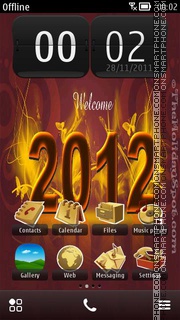 Golden New Year Theme-Screenshot