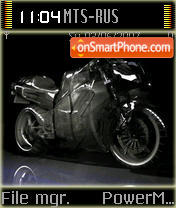 Super Motorbike theme screenshot