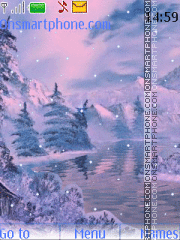 Скриншот темы Winter Landscape