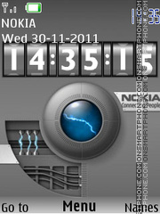 Decent Clock theme screenshot