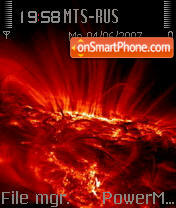 Скриншот темы Sun Plasma