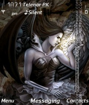 Fantasy girl tema screenshot