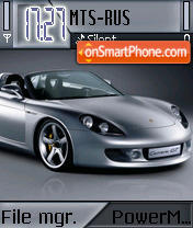 Porsche Gt Carrera tema screenshot