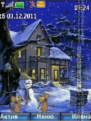 Dancing Little Mouse Animation theme screenshot