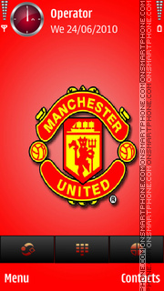 Manchester united 01 theme screenshot