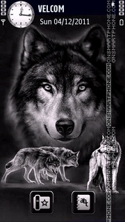 Capture d'écran Wolves thème