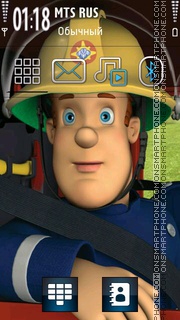 Fireman 01 theme screenshot