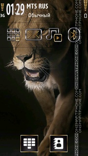 Lion 35 tema screenshot