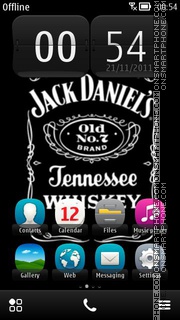 Jack Daniels 07 theme screenshot