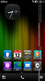 Colorful Dual tema screenshot