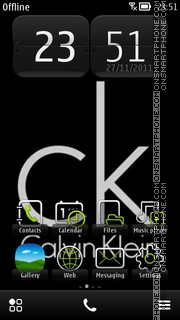 Capture d'écran Ck Unlock thème