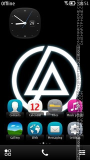 Linkin Park Logo 01 es el tema de pantalla