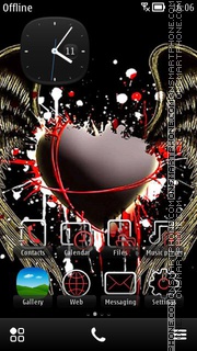 Capture d'écran Heart 4 My Love 01 thème
