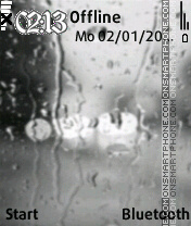 Capture d'écran Rainyday thème