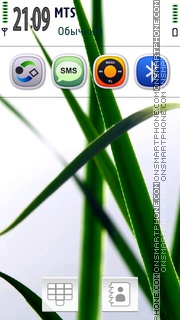 Green Grass Theme tema screenshot
