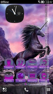 Capture d'écran Unicorn 02 thème