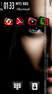 Megan Fox 02 tema screenshot