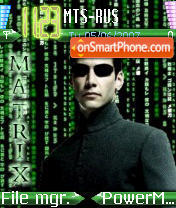 Скриншот темы Matrix