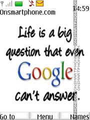 Google Life es el tema de pantalla