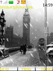 Big Ben Winter theme screenshot