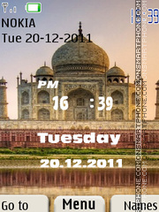 Taj Mahal 09 es el tema de pantalla