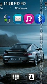 Porsche 911 Turbo 01 theme screenshot