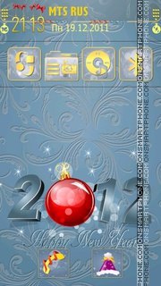 Capture d'écran New Year 04 thème