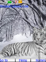 Скриншот темы The Amur Tiger