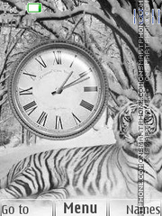 Capture d'écran White tiger thème