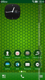 Honeycomb 02 tema screenshot